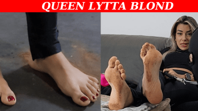Queen Lytta Blond Dirty Feet Ep 4 Sexy Lytta Makes Her Slave Lick Her Dirty Feet After Walking On Dirt Foot Worship Dirty Feet Foot Domination Foot Humiliation Soles Toe Suck Femdom Dirt