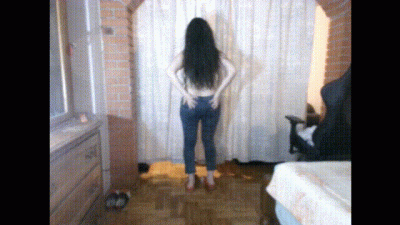 Sexy Belly Dance In Jeans. It Was A Custom Vid