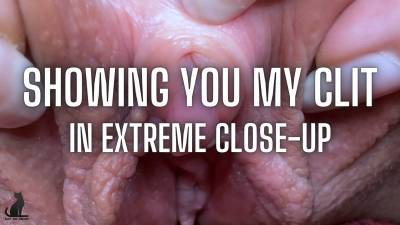 Showing You My Clit In Extreme Close-Up