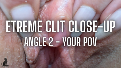 Extreme Closeup Clit Angle 2 Your POV