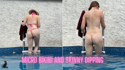Micro Bikini And Skinny Dipping