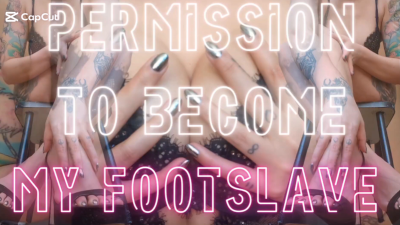 Be My Footslave Forever