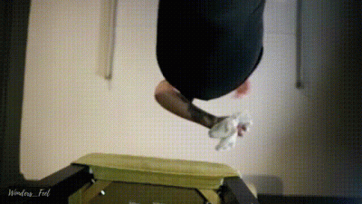 Face Stomping With Socks