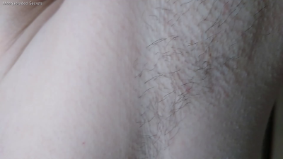 Long Armpit Hair Growth Close-Up Plus Deodorant Application HD