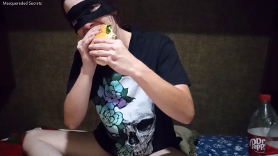 Sandwich Eating Until Too Full HD