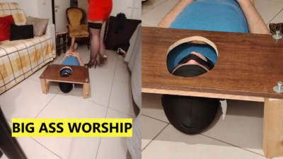 My Ass Is Your Meal For Tonight, Lucky Boy English Facesitting Table HD