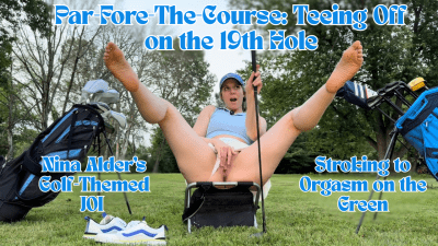 MILF Golf JOI- Dommy Tease At The 19Th Hole (Blue Balls, Solo Fingering, Ball Fondling)