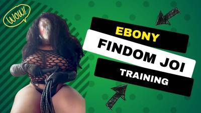Ebony Findom JOI Instructions