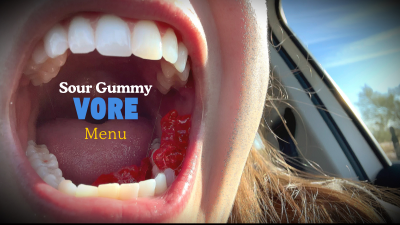 Sour Gummy Vore Menu