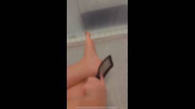 Scrubbing My Pretty Goddess Feet In The Shower