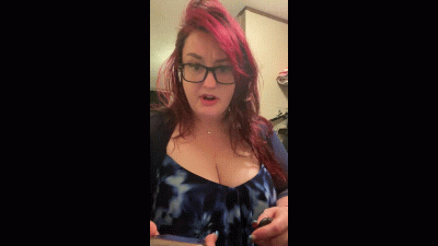 SPH Small Penis Humiliation By BBW Showing Cleavage