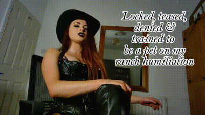 Locked, Teased, Denied & Trained To Be A Pet On My Ranch Humiliation