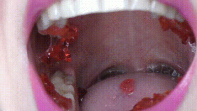 Let Gummy Bears Feel The Sharp Efges Of Your Wonderful Sharp Pointiy Teeth