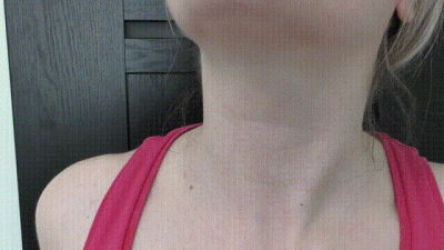 You Make Sounds Of Drinking Swallowing Up Close And With A Clear View Of Your Throat