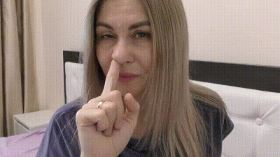 Blond Picking Her Big Nose