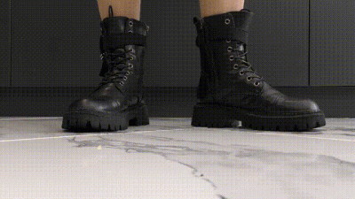 Toe Tapping In Black Boots