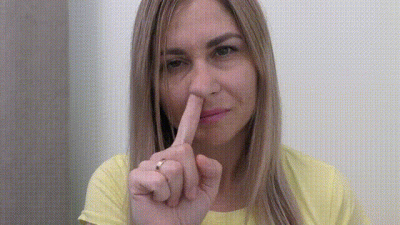 It's So Beautiful To Watch You Pick Your Big Nose Nice And Deep