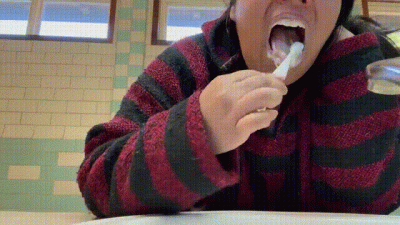 Texas Rest Stop Toothbrushing