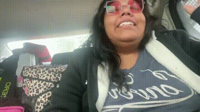 Raining Yawning On Road Trip