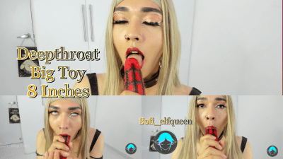 Your Step Sucking Her Big Spider Dildo