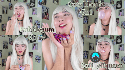 Cv. Cute Teenanger Playing With Bubble Gum Bombs