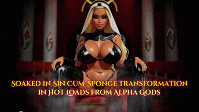 Soaked In Sin Cum-Sponge Transformation In Hot Loads From Alpha Gods