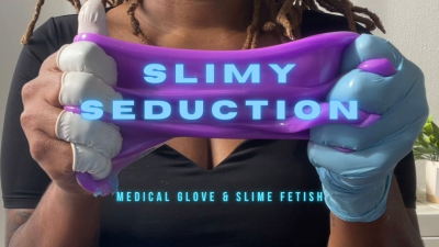Temptress Mango In Slimy Seduction- Medical Glove And Slime Fetish