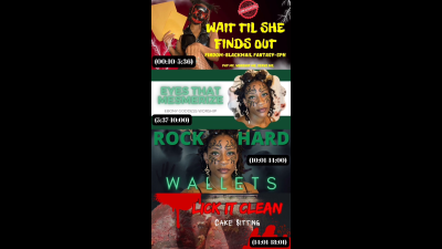 Temptress Mango's Vintage Femdom Halloween Compilation 2: Ebony Findom Blackmail Fantasy, SPH, Eye And Face Fetish, Ebony Goddess Worship, Ebony Ass Worship, Cake Sitting