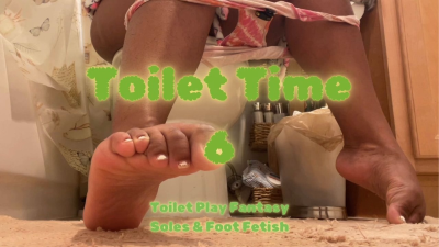 Temptress Mango's Toilet Time 6- Toilet Play Fantasy & Foot Soles Fetish
