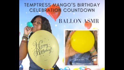 Birthday Celebration Countdown: Ballon Blowing ASMR (Day 1)