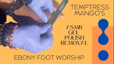Gel Toenail Polish Removal Ebony Foot Fetish