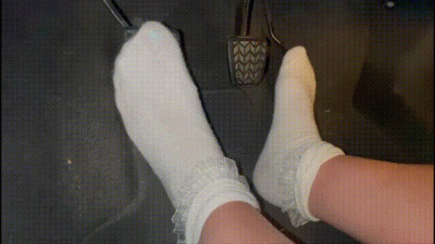 Driving In My White Frilly Socks