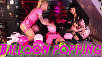 Balloon Popping Ft Princess Aurora Mistress Patricia
