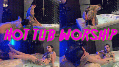 Hot Tub Worship Ft Mistress Demoness Luna