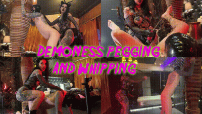 Pegging And Whipping Ft Mistress Demoness Luna