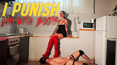 I Punish Him With Boots