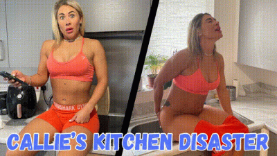 Clumsy Callie Has A Disaster Of A Day In The Kitchen