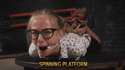 Hogtied Olesya On Our New Turntable Device (Full HD Mp4)