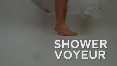 Shower Voyeur From Down Below