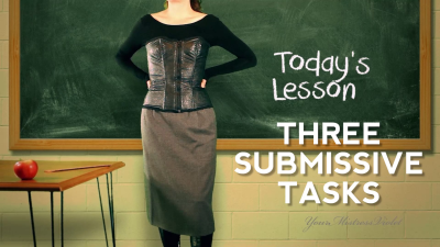 Three Submissive Tasks