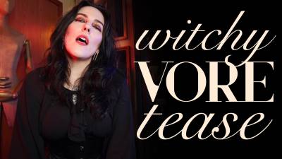 Witchy Verbal Shrinking & Eating Tease