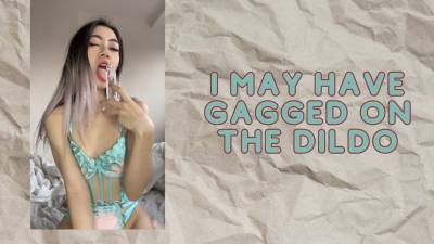 Dildo Deep Throating