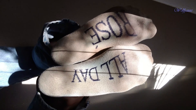 Rose' All Day Sockprints Smellysocks