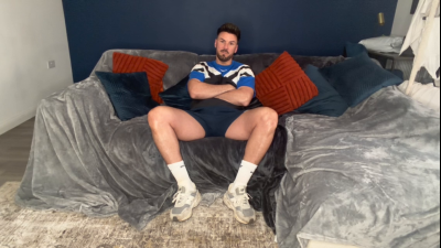 Straight Guys Sweaty Gym Trainers And Socks