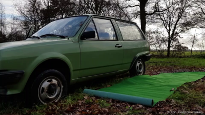 It Comes ( '82 Vw Polo In Cream White Booties)