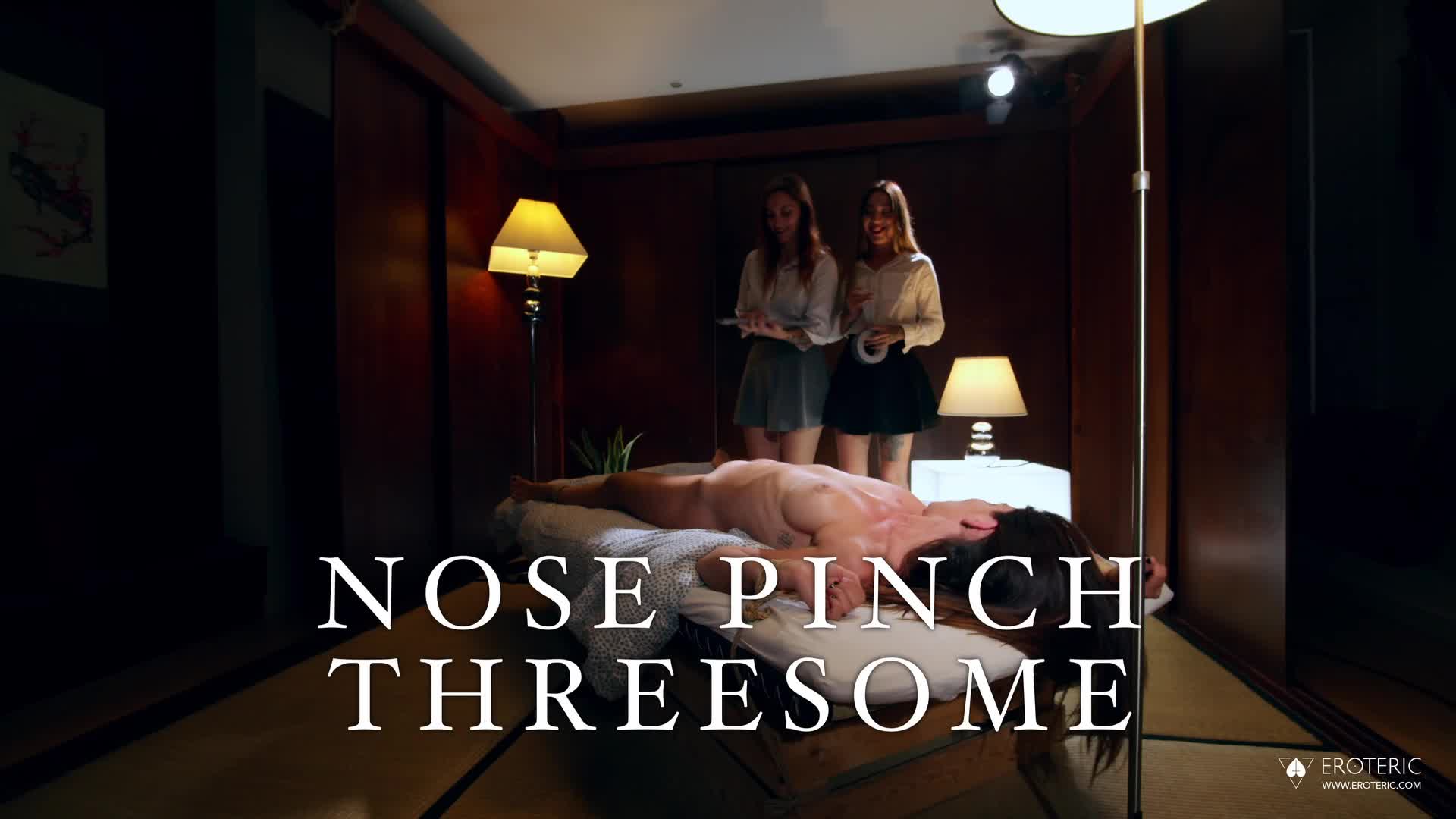 Nose Pinch Threesome