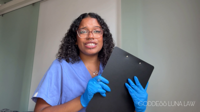 Micropenis Diagnosis - Ebony Nurse Goddess Luna Law Turns Your Check-Up Into Cock Humiliation, SPH, Medical Fetish, Femdom POV