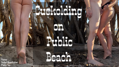 Cuckolding On Public Beach