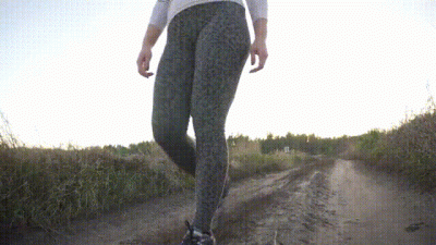 Worship My Walking MILF Ass In Tight Leopard Leggings
