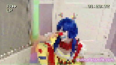 Clown Girl Shaving Cream Sploshing Beta Version